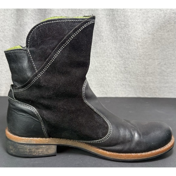 Snipe Desierto Women's EU 41 Size 10 - 10.5 Black Ankle Zip Boots Portugal - Picture 8 of 15